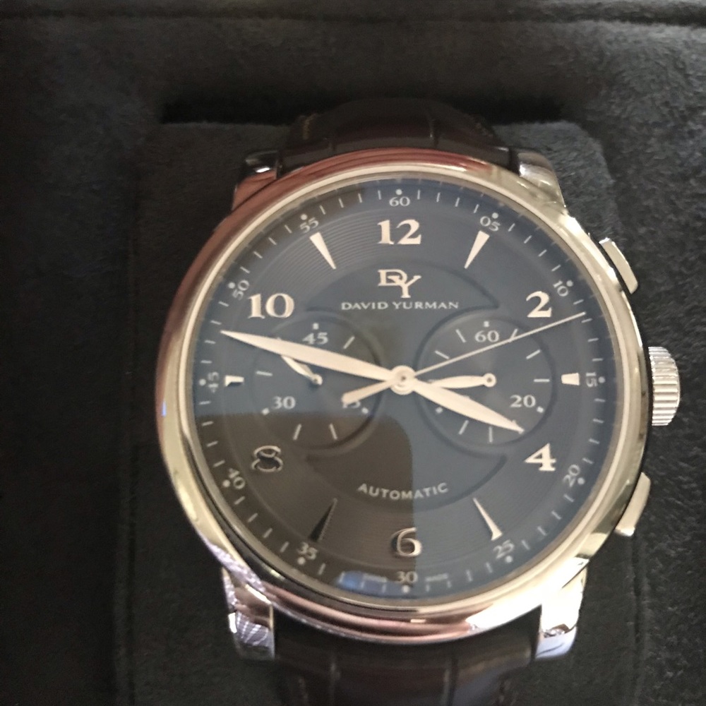 CLASSIC 46MM STAINLESS STEEL CHRONOGRAPH WATCH